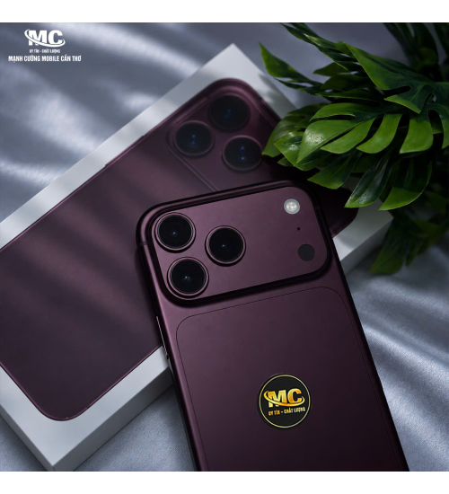 IPHONE 18 PROMAX ĐỎ BURGUNDY 512GB NEW
