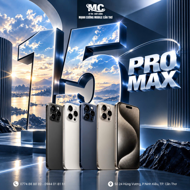 IPHONE 15 PROMAX - 256GB 