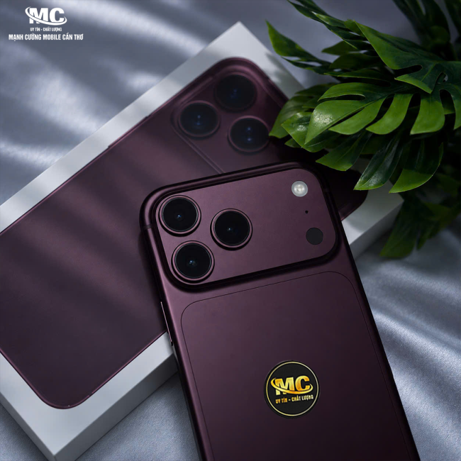 IPHONE 18 PROMAX ĐỎ BURGUNDY 1T NEW